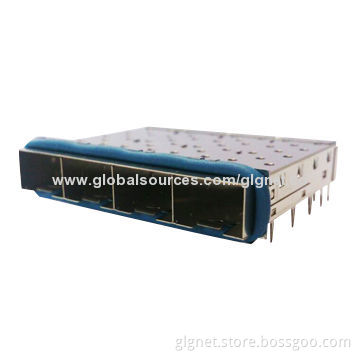 1x4 SFP Thru-hole with Elastomeric Gasket